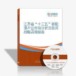 江蘇省“十三五”新能源產(chǎn)業(yè)市場(chǎng)分析及投資戰(zhàn)略咨詢報(bào)告